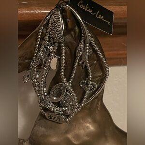 Four strand Cookie Lee “Love” Beacelet